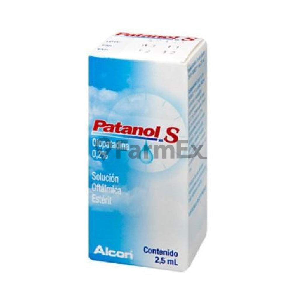 Patanol S Solución Oftálmica 0,2 % x 2,5 mL Farmex-BanMedica-Persistente